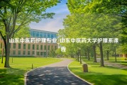 山东中医药护理专业_山东中医药大学护理系课程