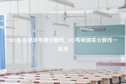 2023东北财经考研分数线_2023考研国家分数线一览表