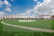 电子科学研究院考研复试 电子科技大学考研复试的报名费多少？