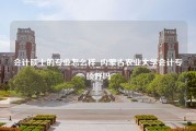 会计硕士的专业怎么样_内蒙古农业大学会计专硕好吗