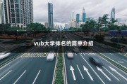 vub大学排名的简单介绍