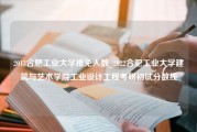 2013合肥工业大学推免人数_2022合肥工业大学建筑与艺术学院工业设计工程考研初试分数线