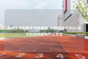 苏州大学世界史考研调剂_苏州科技大学2022法学院调剂都有什么专业