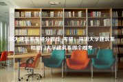 深大建筑系考研分数线_考研：深圳大学建筑系和厦门大学建筑系哪个难考